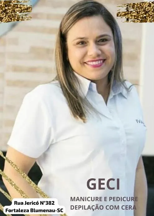 Material de divulgação de Geci Manicure e Pedicure