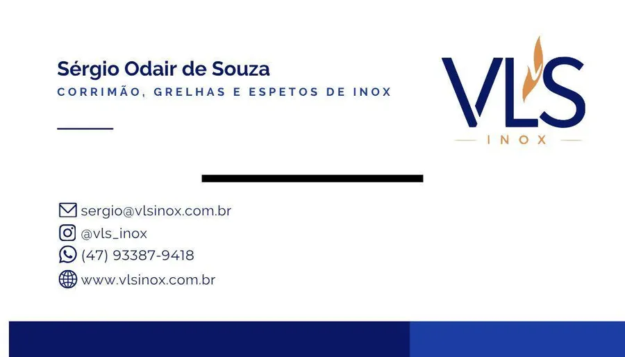 Material de divulgação de VLS Inox