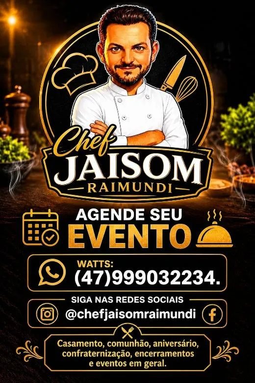 Material de divulgação de Chef Jaisom Raimundi