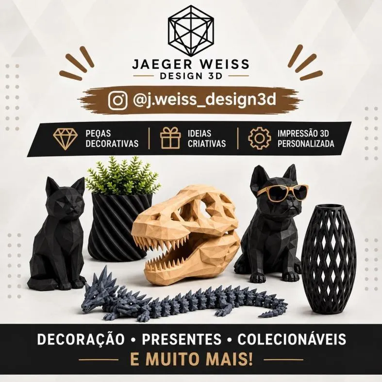 Material de divulgação de Jaeger Weiss Design 3D
